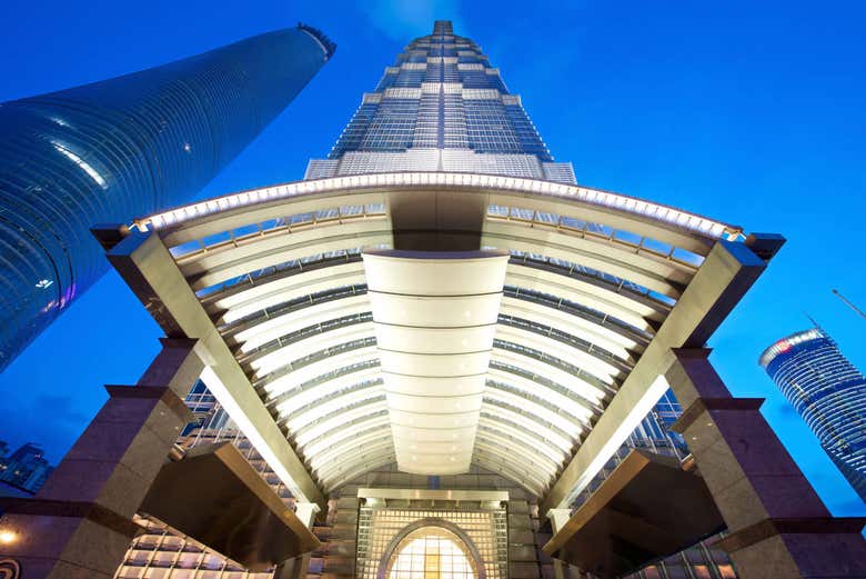 Vue extérieure sur la Jin Mao Tower